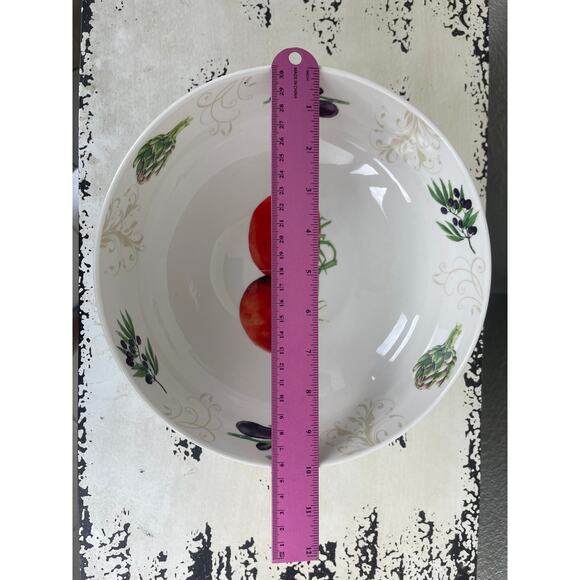 Lot of 2 Large Italian Serving Bowls - Picture 7 of 9